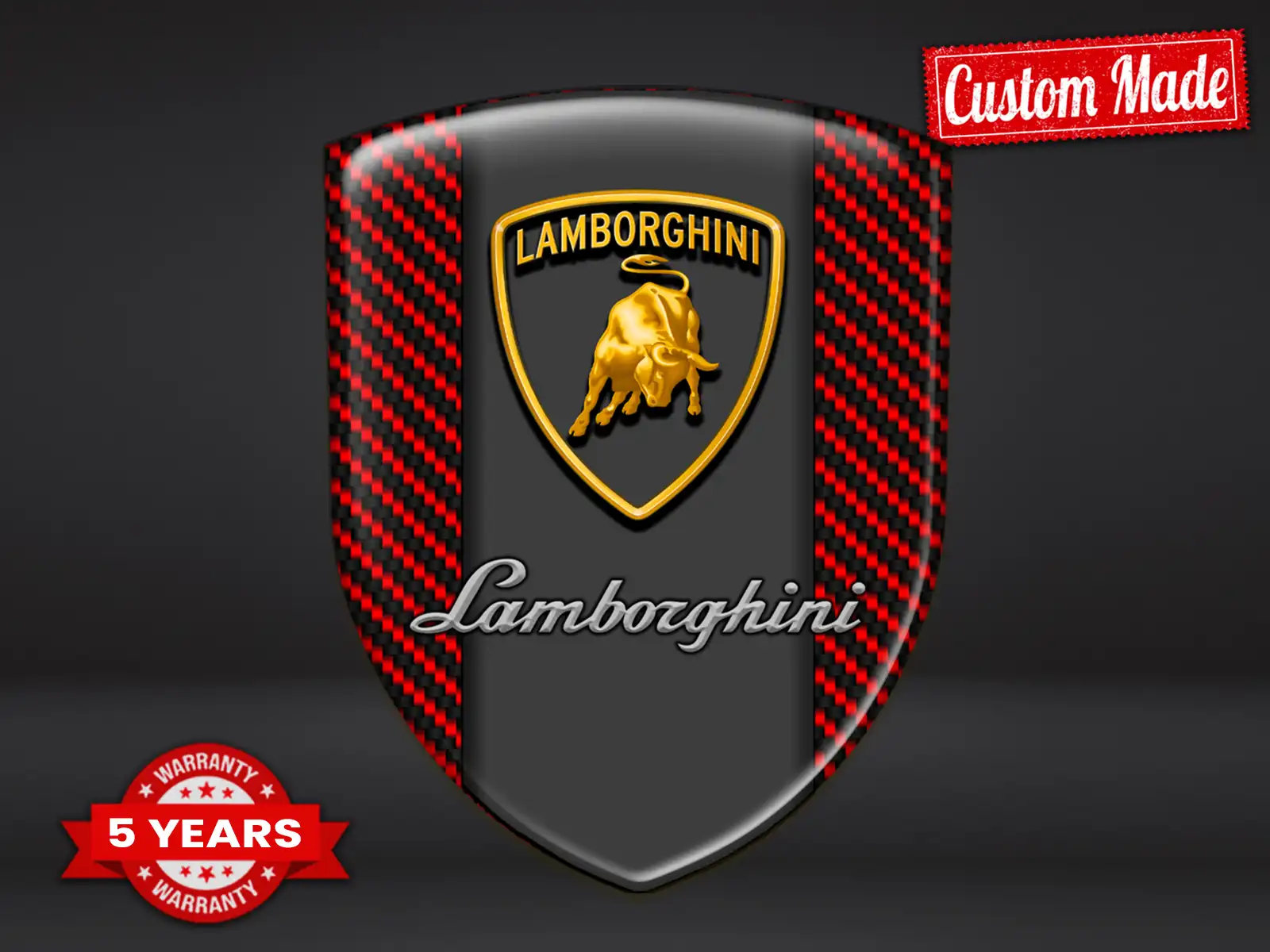 Lamborghini Vinilos Ventana Auto Alta Calidad Universal Resistente